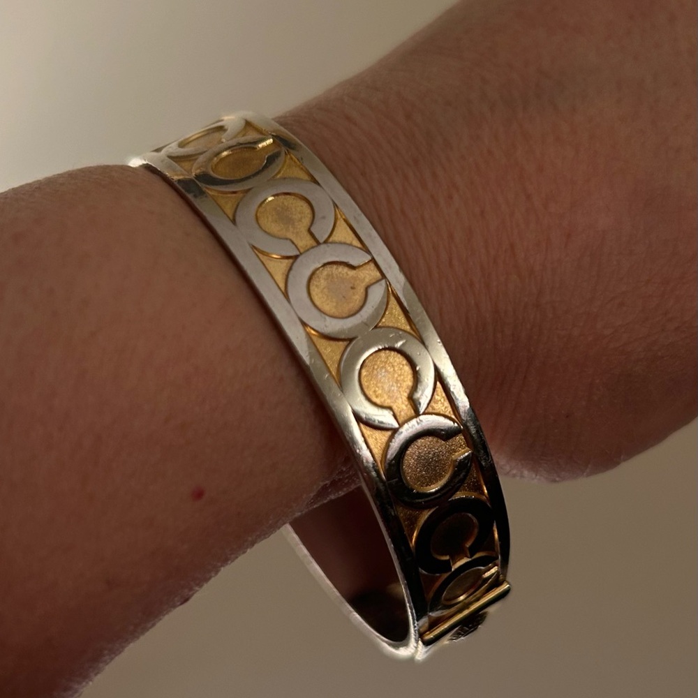 Coach Gold and Silver Bracelet
